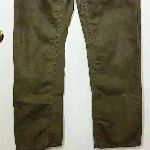 Helix N56 Relaxed Straight Denim Jeans Men 30x30 Brown 5 Pocket Cotton Casual - Picture 6 of 7